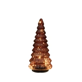 Boompje glas draaiend 30cm bordeaux