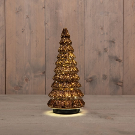 Boompje glas draaiend 30cm brons - afbeelding 2