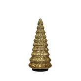Boompje glas draaiend 30cm goud