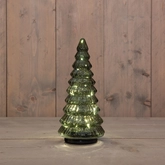 Boompje glas draaiend 30cm groen - afbeelding 2