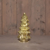 Boompje glas led 26x13.5cm goud - afbeelding 2
