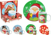 Bord En Beker Set Aardewerk (1 set, div. soorten) - afbeelding 1