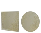 Bord glas d20h0.4cm goud a2 - afbeelding 1