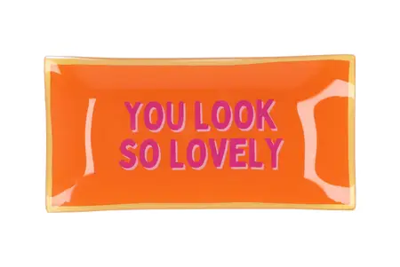 Bord Rechthoekig You Look So Lovely 20X10X2cm