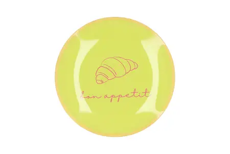 Bord Rond Bon Appetit 18X18X2cm