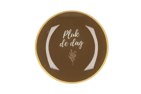Bord Rond Pluk De Dag 18X18X2cm