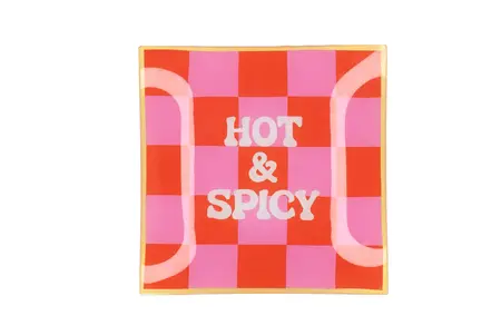 Bord Square Hot & Spicy 18X18X2cm