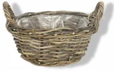 Van der Leeden Bowl Rattan D26H12CM Grey