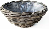 Van der Leeden Bowl Rattan D30H12CM Grey