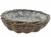 Van der Leeden Bowl Rattan D41H12CM Grey