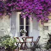 Buitencanvas terras 78x78cm