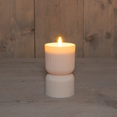 Buitenkaars 3D LED 15x8cm zand