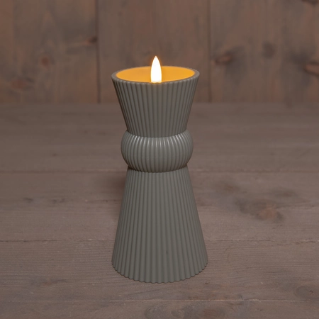 Buitenkaars 3D LED 17.5x8cm olijf