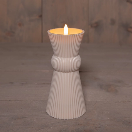 Buitenkaars 3D LED 17.5x8cm zand