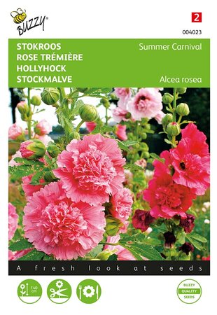 Buzzy® Althaea, Stokroos Summer Carnival - afbeelding 1