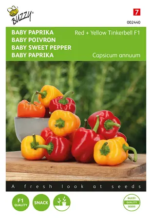 Buzzy® Baby Paprika Red + Yellow Tinkerbell F1 - afbeelding 1
