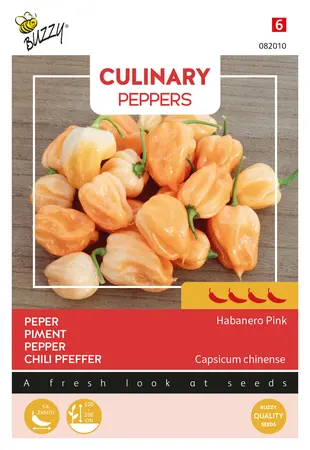 Buzzy® Culinary Peppers Habanero Pink - afbeelding 1