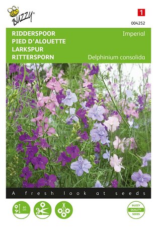 Buzzy® Delphinium, Ridderspoor Imperial gemengd - afbeelding 1