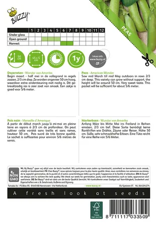 Buzzy® Doperwten Wonder van Amerika - afbeelding 2