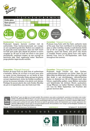 Buzzy® Komkommer Telegraph Improved - afbeelding 2