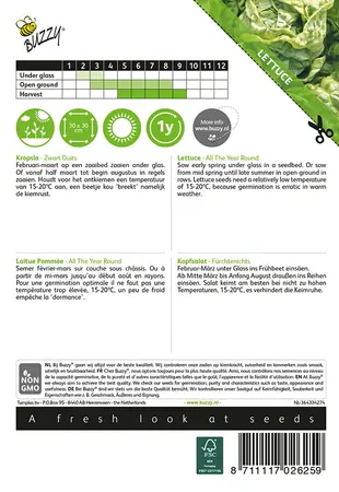 Buzzy® Kropsla Zwart Duits - afbeelding 2