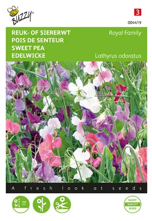 Buzzy® Lathyrus, Reuk- of siererwt Royal Family gemengd - afbeelding 1