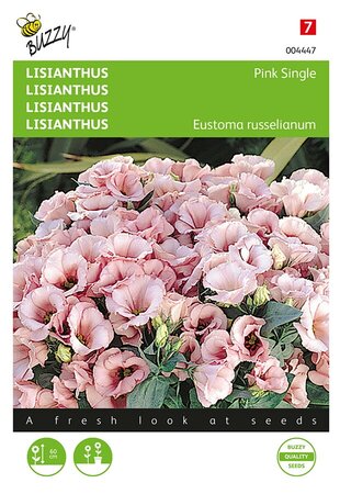 Buzzy® Lisianthus Pink Single - afbeelding 1