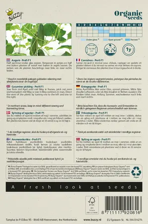 Buzzy® Organic Augurk Profi F1 (BIO) - afbeelding 2