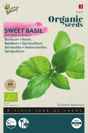 Buzzy® Organic Basilicum - Italiano Classico  (BIO) - afbeelding 1