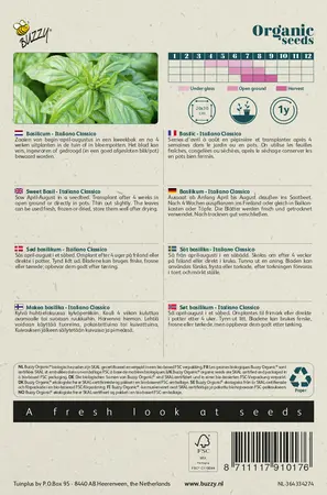 Buzzy® Organic Basilicum - Italiano Classico  (BIO) - afbeelding 2