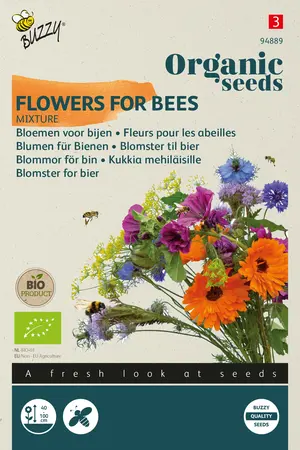 Buzzy® Organic Bloemenmengsel Bijen (BIO) - afbeelding 1