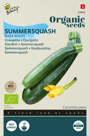 Buzzy® Organic Courgette Black Beauty (BIO) - afbeelding 1