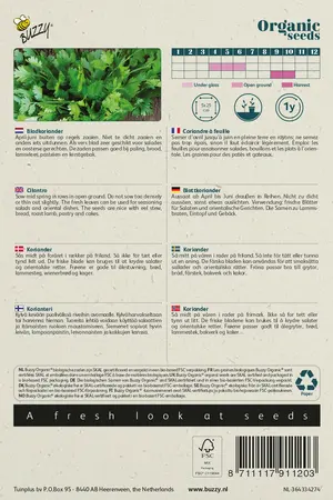 Buzzy® Organic Koriander (bladkoriander) (BIO) - afbeelding 2