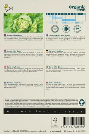 Buzzy® Organic Kropsla Meikoningin  (BIO) - afbeelding 2