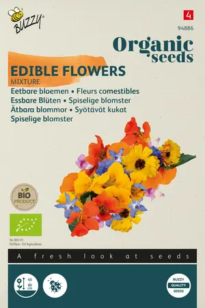 Buzzy® Organic Mengsel Eetbare Bloemen (BIO) - afbeelding 1