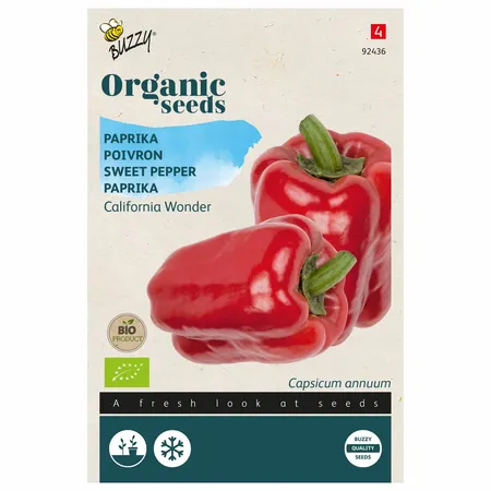 Buzzy® Organic Paprika California Wonder  (BIO) - afbeelding 1