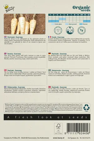 Buzzy® Organic Pastinaak Guernsey (BIO) - afbeelding 2