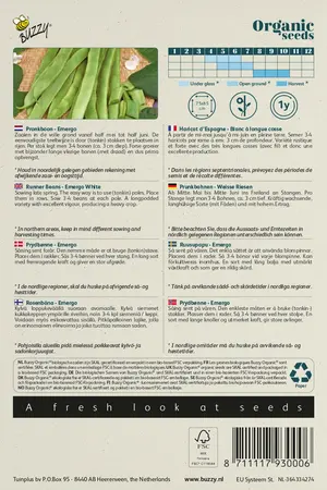 Buzzy® Organic Pronkboon Emergo (BIO) - afbeelding 2