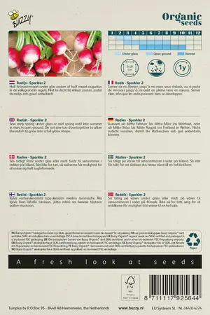 Buzzy® Organic Radijs Sparkler 2 (BIO) - afbeelding 2