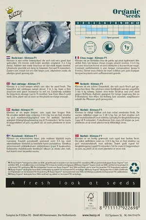 Buzzy® Organic Rode Kool Klimaro F1 (BIO) - afbeelding 2