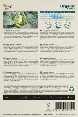 Buzzy® Organic Spitskool Caraflex F1 (BIO) - afbeelding 2