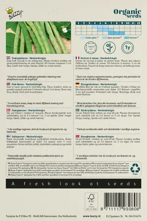 Buzzy® Organic Stokspekboon Neckarkönigin (BIO) - afbeelding 2