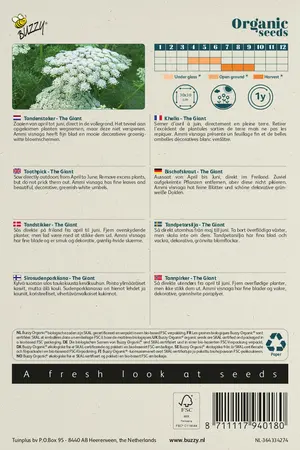 Buzzy® Organic Tandenstoker The Giant (BIO) - afbeelding 2