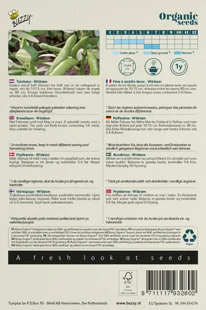 Buzzy® Organic Tuinbonen Witkiem (BIO) - afbeelding 2