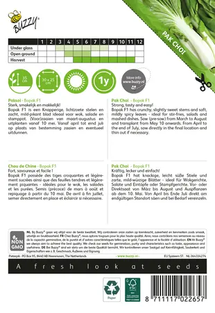 Buzzy® Paksoi Bopak F1 - afbeelding 2