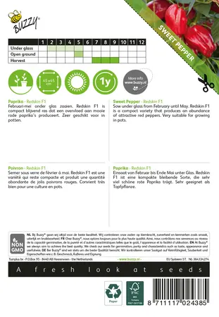 Buzzy® Paprika Redskin F1 - afbeelding 2