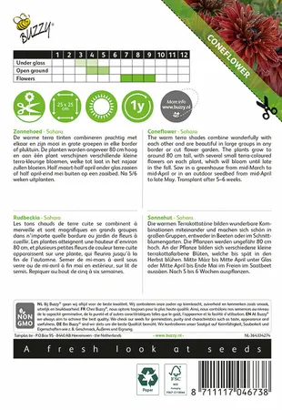 Buzzy® Rudbeckia, Zonnehoed Sahara - afbeelding 2