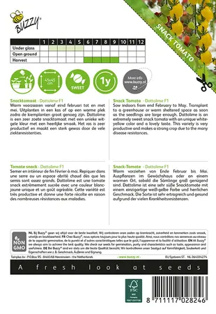 Buzzy® Snacktomaat Dattolime F1 - afbeelding 2