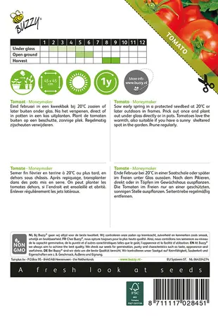 Buzzy® Tomaat Moneymaker - afbeelding 2
