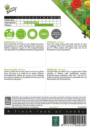 Buzzy® Wildbloemen Mengsel - afbeelding 2